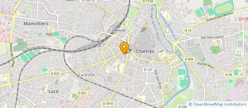 localisation de l'entreprise MADAME JULIE HULLOT  CHARTRES