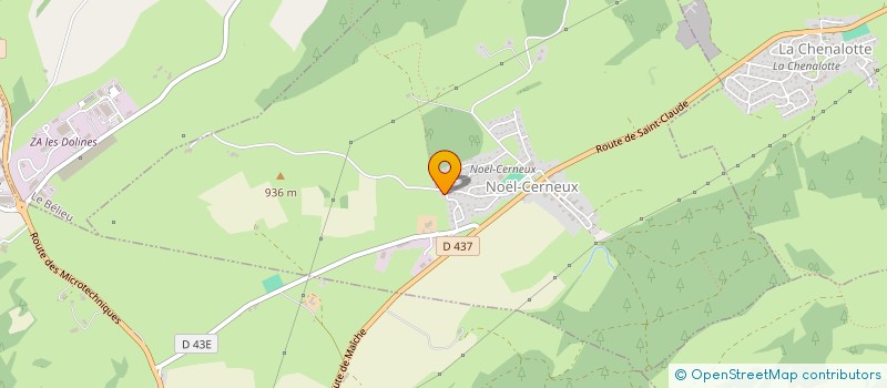 localisation de l'entreprise MADAME JULIE HUMBERT  NOEL-CERNEUX