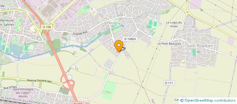 localisation de l'entreprise MADAME JULIE HURON  PERIGNY