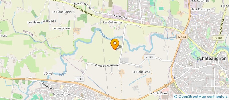 localisation de l'entreprise MADAME JULIE IMIELSKI  CHATEAUGIRON