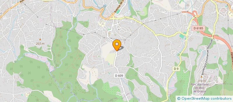 localisation de l'entreprise MADAME JULIE ISNARD  GRASSE