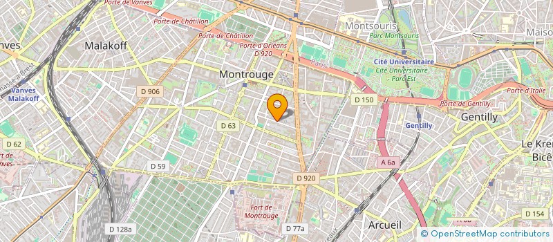 localisation de l'entreprise MADAME JULIE JABOEUF  MONTROUGE