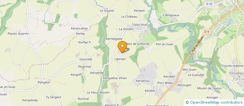 localisation de l'entreprise MADAME JULIE JAFFRAIN  GOMMENEC'H