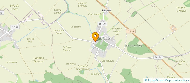 localisation de l'entreprise MADAME JULIE JAGUIN  AVRICOURT