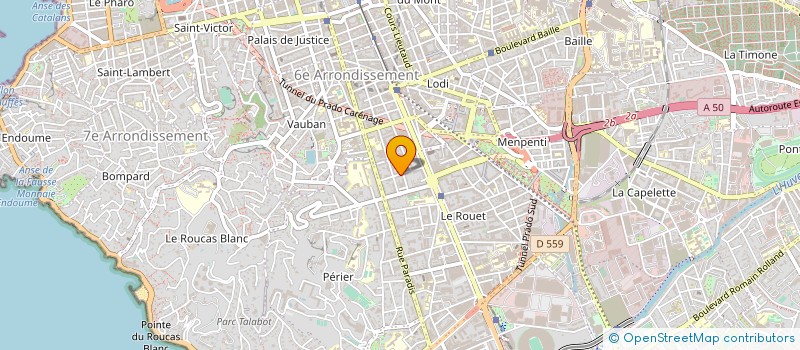 localisation de l'entreprise MADAME JULIE JALABERT à MARSEILLE