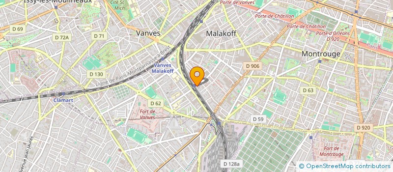 localisation de l'entreprise MADAME JULIE JALLERAT  MALAKOFF