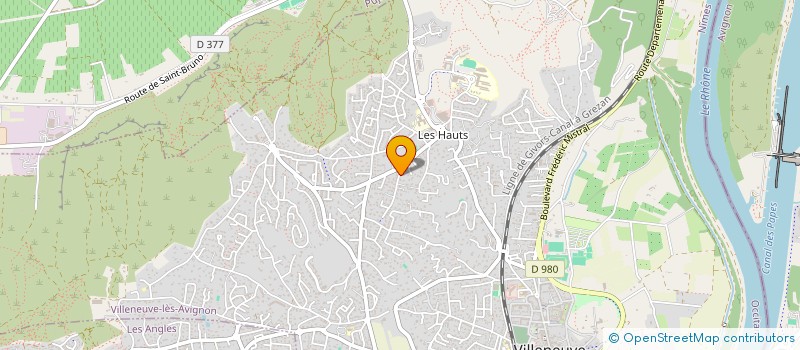 localisation de l'entreprise MADAME JULIE JAMES  VILLENEUVE-LES-AVIGNON