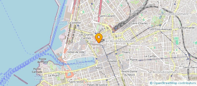 localisation de l'entreprise MADAME JULIE JARNO  MARSEILLE