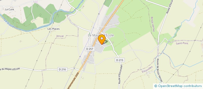 localisation de l'entreprise MADAME JULIE JARRIGE  LE MAYET-D'ECOLE