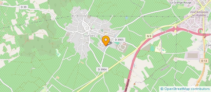 localisation de l'entreprise MADAME JULIE JAUFFRET  TOURBES