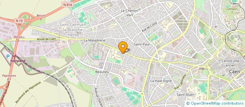 localisation de l'entreprise MADAME JULIE JEANGUILLAUME à CAEN