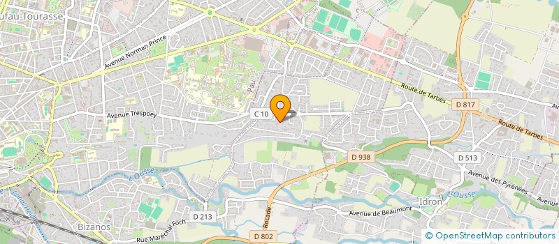 localisation de l'entreprise MADAME JULIE JEGAT  BIZANOS