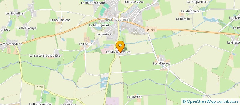 localisation de l'entreprise MADAME JULIE JEKO  PETIT-MARS