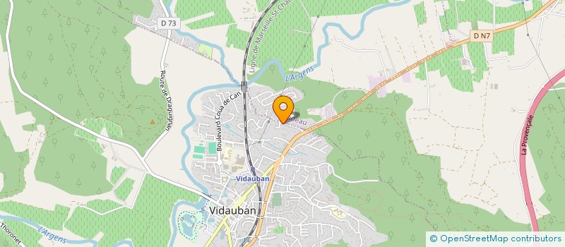 localisation de l'entreprise MADAME JULIE JIMENEZ  VIDAUBAN