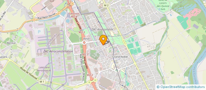 localisation de l'entreprise MADAME JULIE JOLION  BLAGNAC