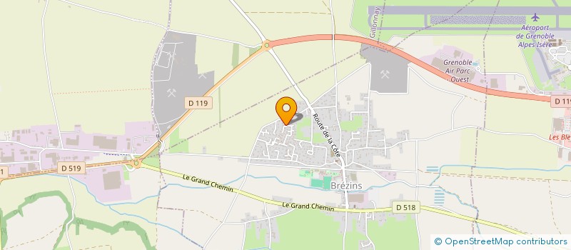 localisation de l'entreprise MADAME JULIE JORRY  BREZINS