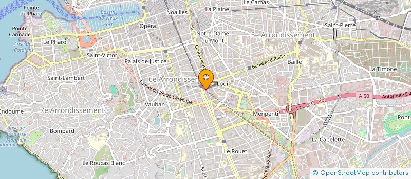 localisation de l'entreprise MADAME JULIE JOSETTE ANA S SEBBAH à MARSEILLE