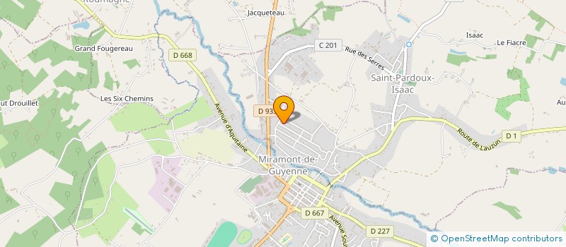 localisation de l'entreprise MADAME JULIE JOUAN  SAINT-PARDOUX-ISAAC