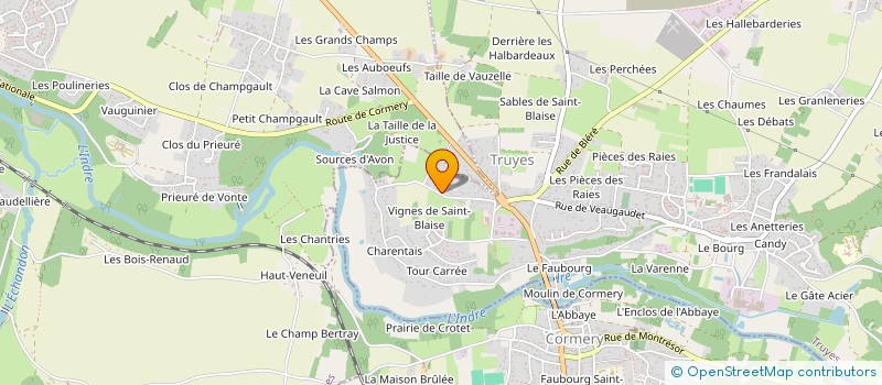 localisation de l'entreprise MADAME JULIE JOUBERT  TRUYES