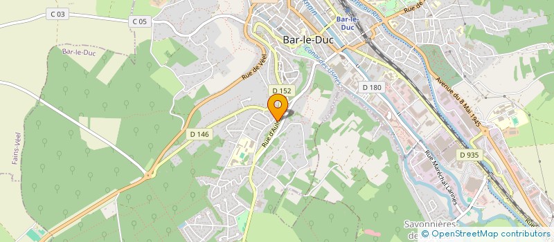 localisation de l'entreprise MADAME JULIE JOURDAIN à BAR-LE-DUC