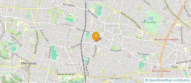 localisation de l'entreprise MADAME JULIE JOURDES  BORDEAUX