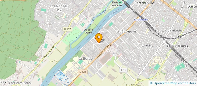 localisation de l'entreprise MADAME JULIE JOURNEAU  MAISONS-LAFFITTE