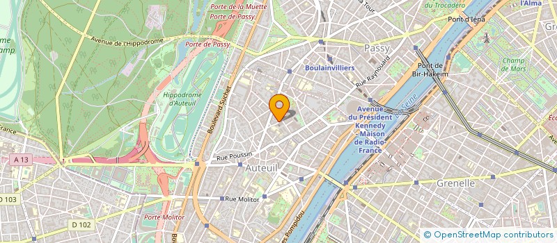 localisation de l'entreprise MADAME JULIE JULIE ANDRE  PARIS