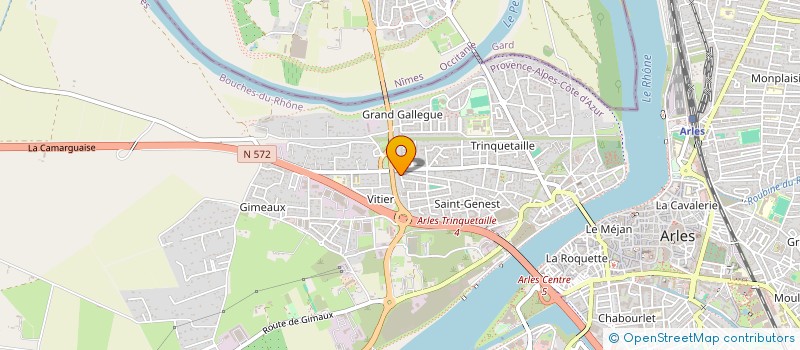 localisation de l'entreprise MADAME JULIE JUNILLON  ARLES