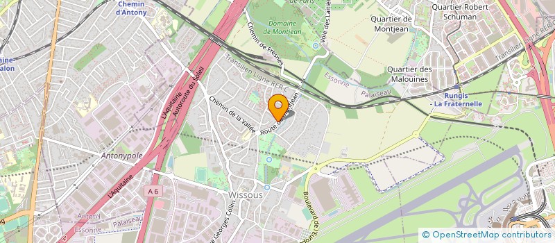 localisation de l'entreprise MADAME JULIE KARAFKA  WISSOUS