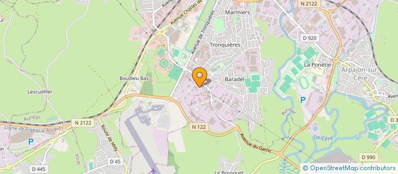 localisation de l'entreprise MADAME JULIE KARO à AURILLAC