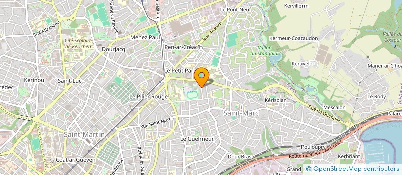localisation de l'entreprise MADAME JULIE KELBERINE à BREST