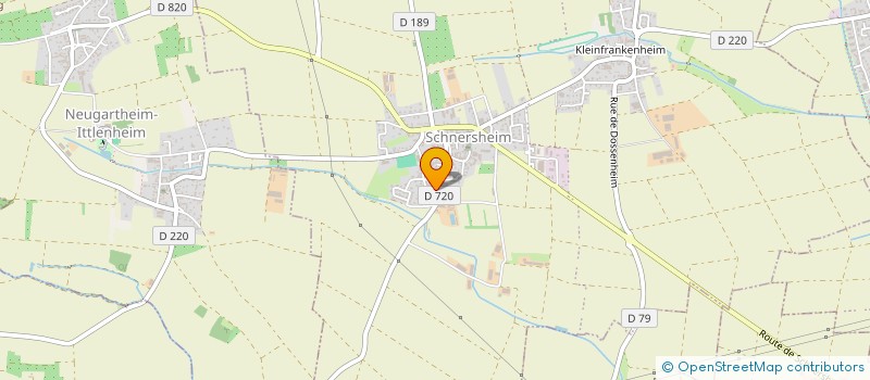 localisation de l'entreprise MADAME JULIE KUNTZ  SCHNERSHEIM