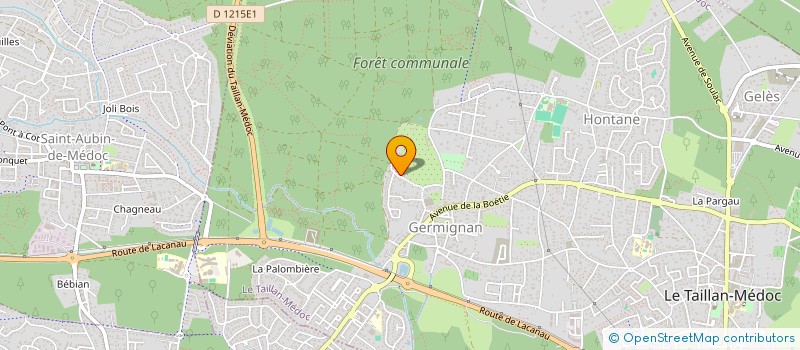 localisation de l'entreprise MADAME JULIE LABERNEDE  LE TAILLAN-MEDOC