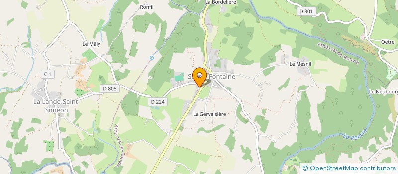 localisation de l'entreprise MADAME JULIE LACAUVE à ATHIS-VAL DE ROUVRE