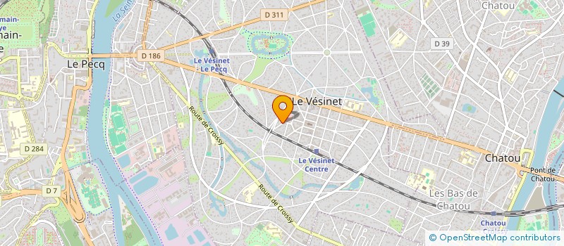 localisation de l'entreprise MADAME JULIE LACHENAUD à LE VESINET