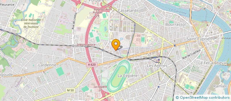 localisation de l'entreprise MADAME JULIE LACOMBE  TOULOUSE