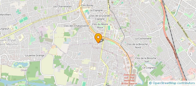 localisation de l'entreprise MADAME JULIE LAFFITTE à ORLEANS