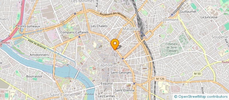 localisation de l'entreprise MADAME JULIE LAHAIS  TOULOUSE