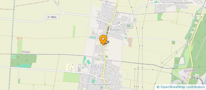 localisation de l'entreprise MADAME JULIE LALLEMAND  BALGAU