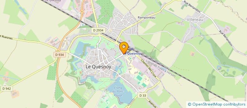 localisation de l'entreprise MADAME JULIE LAMBERT  LE QUESNOY