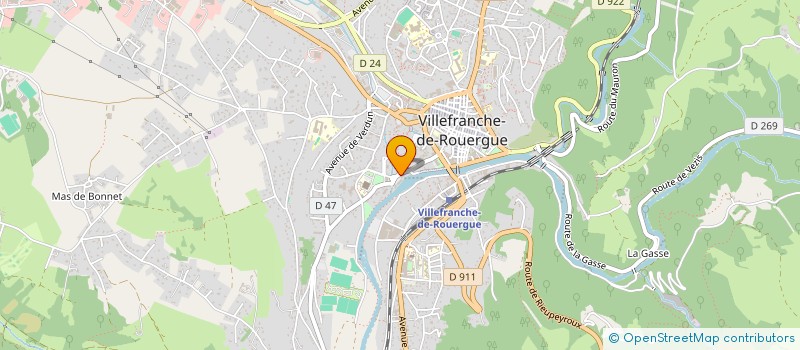 localisation de l'entreprise MADAME JULIE LANCON  VILLEFRANCHE-DE-ROUERGUE