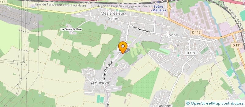 localisation de l'entreprise MADAME JULIE LANGLOIS  MEZIERES-SUR-SEINE