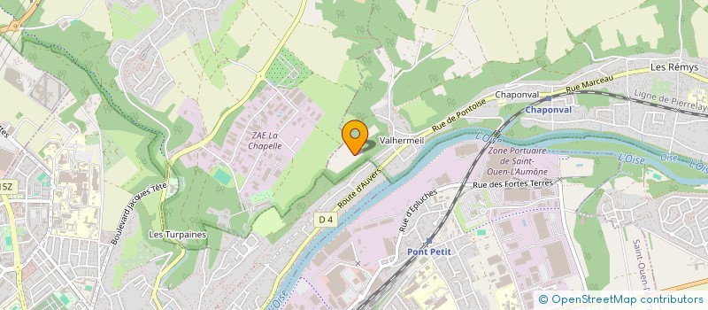 localisation de l'entreprise MADAME JULIE LANGRADE  AUVERS-SUR-OISE