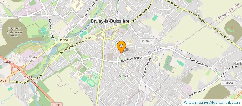 localisation de l'entreprise MADAME JULIE LANNOY  BRUAY-LA-BUISSIERE