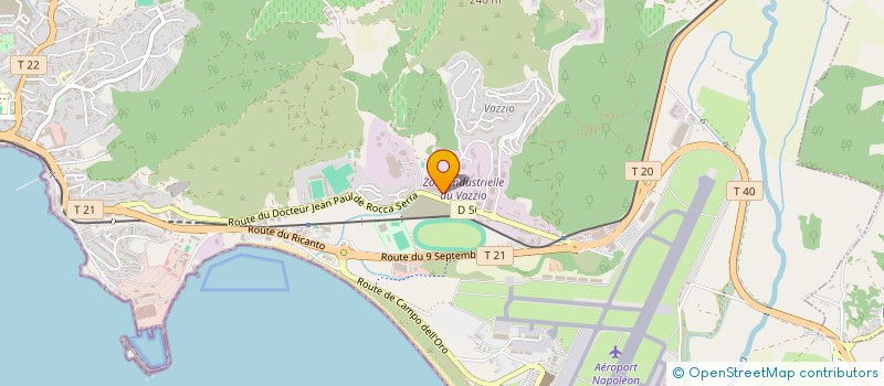 localisation de l'entreprise MADAME JULIE LANOE  AJACCIO