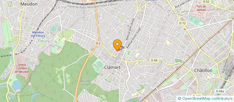 localisation de l'entreprise MADAME JULIE LAPLACE à CLAMART
