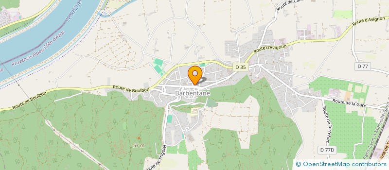 localisation de l'entreprise MADAME JULIE LARGUEZE  BARBENTANE