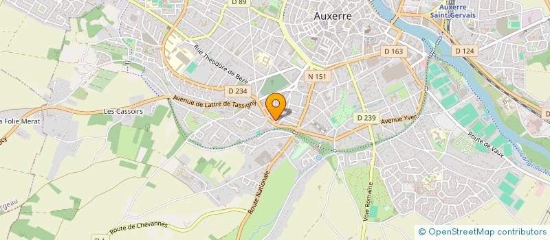localisation de l'entreprise MADAME JULIE LASCOLS à AUXERRE