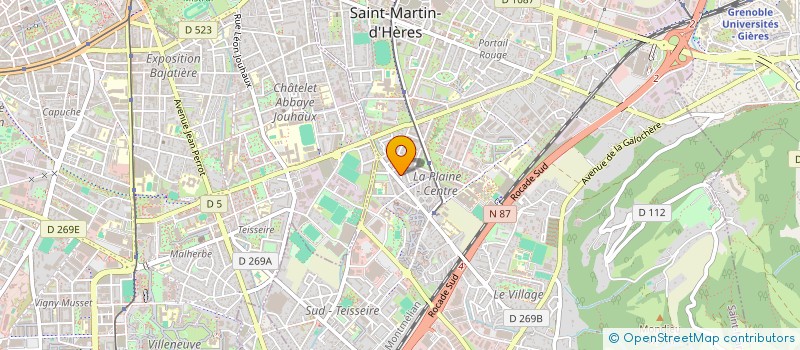 localisation de l'entreprise MADAME JULIE LAUER  SAINT-MARTIN-D'HERES