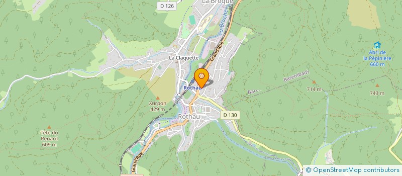 localisation de l'entreprise MADAME JULIE LAUGEL  ROTHAU